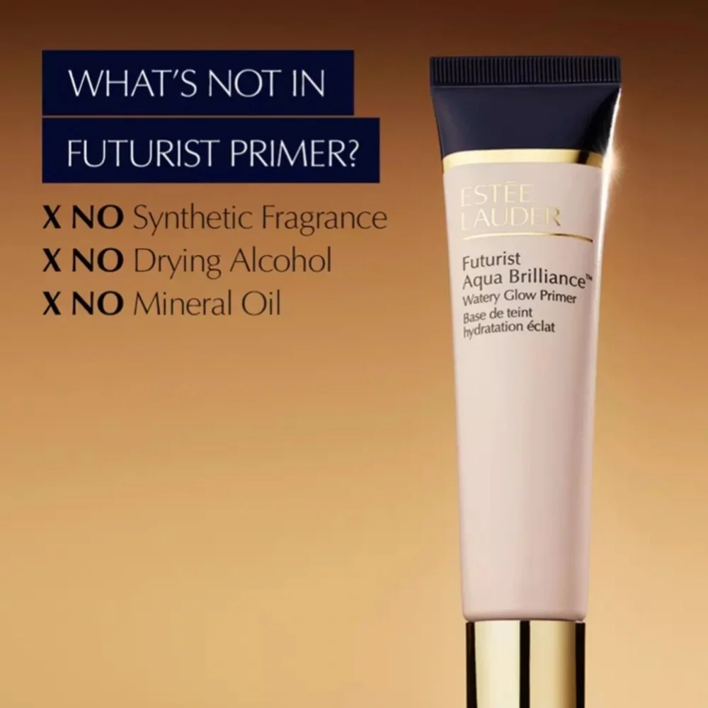 ESTEE LAUDER Futurist Aqua Brilliance Watery Glow Primer 1.3oz $46 NIB
